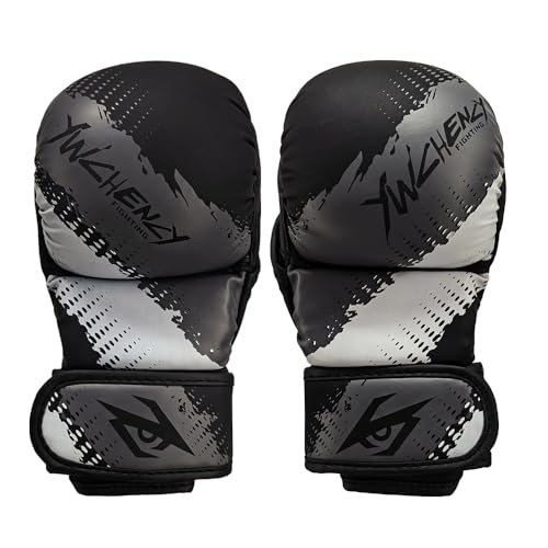 YWChenzy Fighting MMA Sparring Gloves Open Palm Martial Arts Boxing Punching Bag Training Gloves - color: yst2