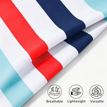 Exclusivo Mezcla Microfiber Quick Dry Oversized Beach Pool Towel - color: Stripe-navy, size: 35" x 70"