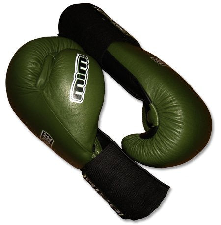 Deluxe MiM-Foam Sparring Boxing Gloves - Hook&Loop/Elastic Cuff for Muay Thai, MMA, Kickboxing, Boxing - size: 14oz