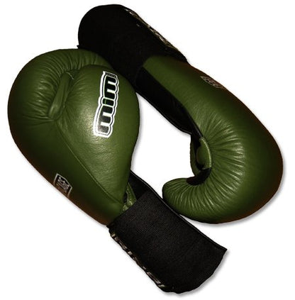 Deluxe MiM-Foam Sparring Boxing Gloves - Hook&Loop/Elastic Cuff for Muay Thai, MMA, Kickboxing, Boxing - size: 14oz