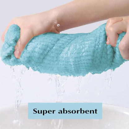 2-Pack Microfiber Bath Towels (27x54 Inches) - Ultra Soft & Quick Dry, 3X Absorbency, Lightweight for Gym, Yoga, Travel & Spa - Perfect for Home, Fitness & Post-Workout,(Bule)