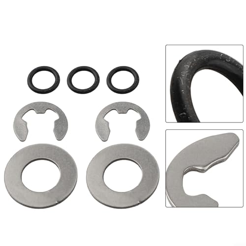 Replacement Filter Shaft Bump Kit for Hayward Series with Stainless Steel Washers and Clips for EC30 EC40 EC50 EC65 EC75 Models