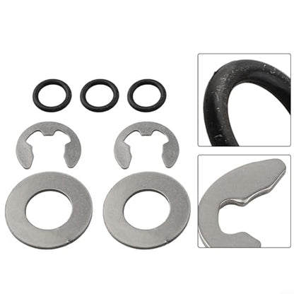 Replacement Filter Shaft Bump Kit for Hayward Series with Stainless Steel Washers and Clips for EC30 EC40 EC50 EC65 EC75 Models