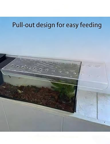 Acrylic Aquarium Cover, Fish Tank Lid, Smooth Edges, for Aquariums, Reptile Enclosures and Turtle Tanks(19.7x7.9 Inch) - size: 19.7x7.9 Inch