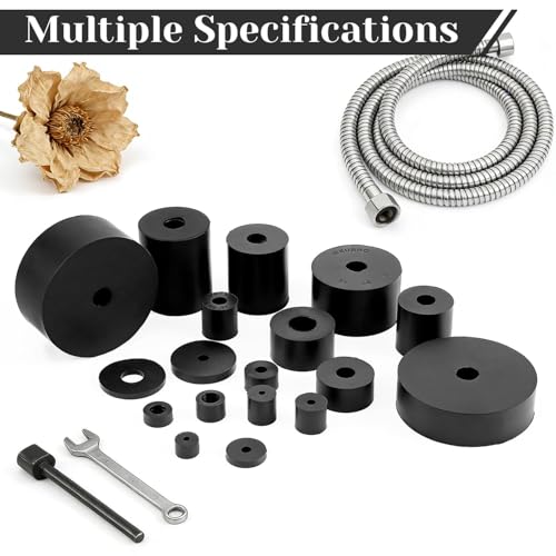 8 PCS Multi Purpose Rubber Spacer, 1-1/5" OD x 5/16" ID x 1" Thickness Rubber Washers for Screws, Anti Vibration Pads for Bolts, Car, Boat, Home (30 * 8 * 25mm) - size: 1-1/5" OD x 5/16" ID x 1" Thickness