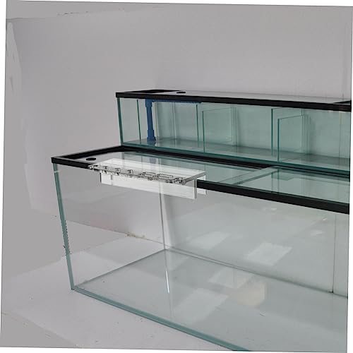Acrylic Aquarium Tool Organizer Rack Scissors Tweezers and Scrapers Storage Stand for Efficient Water Plant Maintenance Easy Installation and Design