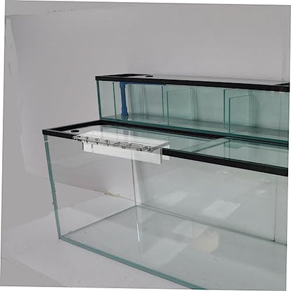 Acrylic Aquarium Tool Organizer Rack Scissors Tweezers and Scrapers Storage Stand for Efficient Water Plant Maintenance Easy Installation and Design
