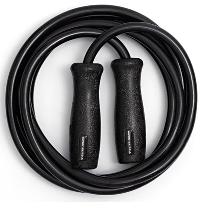 Elite Jumps Muay Thai 2.0 Weighted Jump Rope for MMA, 1.1 lbs, 8 ft - color: Black