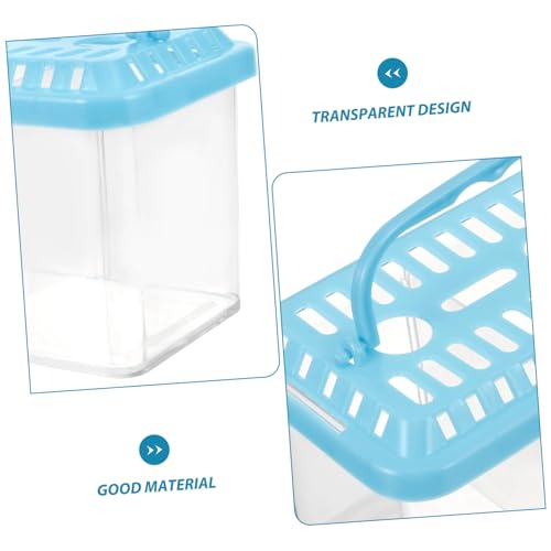 BESPORTBLE Fish Breeding Tank with Compartments Transparent Isolation Box for Tropical Fish Shrimp Detachable for Easy Use Safe Aquarium Breeder Box