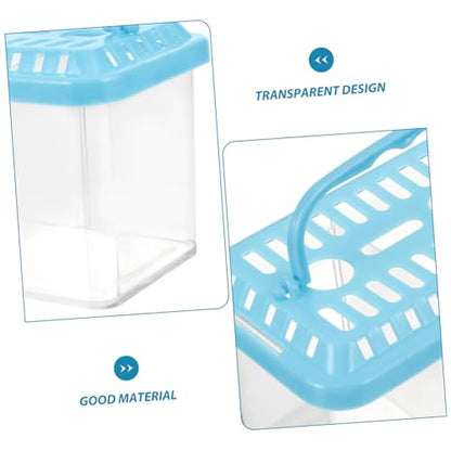 BESPORTBLE Fish Breeding Tank with Compartments Transparent Isolation Box for Tropical Fish Shrimp Detachable for Easy Use Safe Aquarium Breeder Box