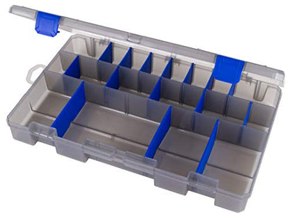Flambeau Outdoors Zerust MAX 5003ZM Tuff Tainer - Partial Bulk Storage Compartment Section, 25 Compartments and 15 Removable Dividers 14.25" L x 9.125" W x 2" D Fishing and Tackle Storage Utility Box