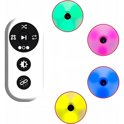 McbeAn Reaction Training Light, Agile Reaction Training Kit with Remote Control, 4 Training Modes, 4 Light Colors, Improve Balance/Reaction/Agility/Speed/Cognition, for Physical Training - size: 4 Light
