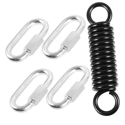 POPETPOP 1 Set Hammock Chair Spring Set Heavy Duty Metal Swing Spring Kit for Outdoor Indoor Use Sturdy Construction Low Noise for Swinging Chairs Punching Bags and Hanging Plants