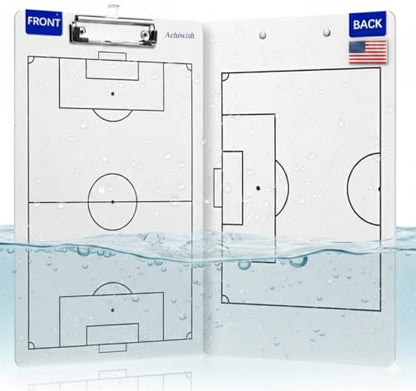 Soccer Clipboard for Coaches, Double-Sided Dry Erase Board - style: Soccer