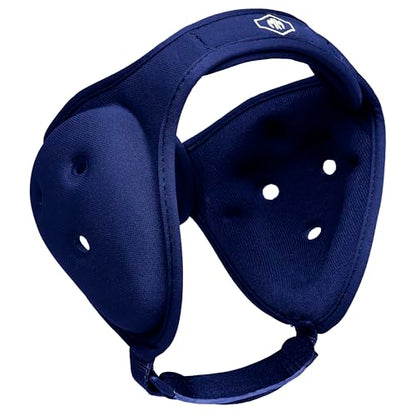 Matman Dynasty Wrestling Headgear & Protective Ear Guards for BJJ & MMA - color: Navy, size: Youth