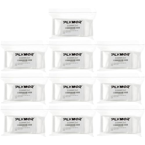 2" x 3" (Case of 1,000), 4 Mil Heavy Duty Plastic Reclosable Zipper Bags