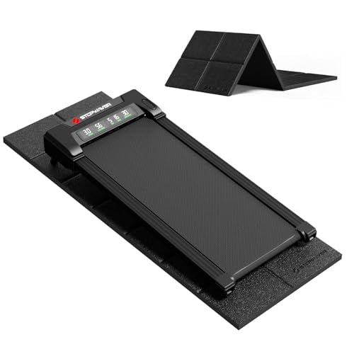 Stepwaver Walking Pad Mat for Carpet Floor - 68"x24", 0.2" | Treamill Mat for Hardwood Floors, High Density, 5mm Thickness, Folable, Floor Protection for Bike, Elliptical, Treadmill