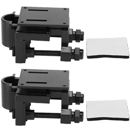 Zerodis Aquarium Tube Clips, 2Pcs Fish Water Pipe Holders Clamps Multifunction Plastic Adjustable Fish Mounting Clip for Tube Dia Within 18mm