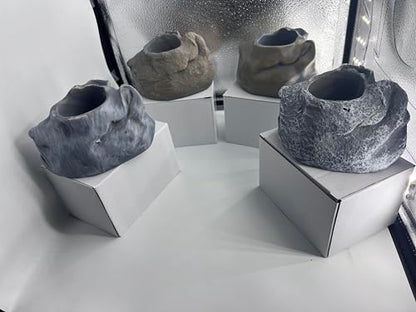 Rough Gray Aquarium Plant Holder - (Rough Gray)