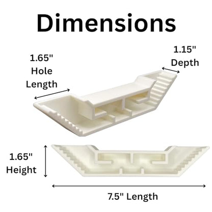Shrimp Cave Underground Maze Tunnel | Viewing Shrimp Freshwater Hide Tunnel | Aquarium Shrimp Breeding Cave Perfect for Small Shrimp, Cherry Shrimp, Dwarf Shrimp (White) - color: White