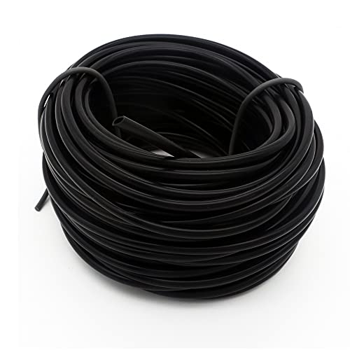 100 Feet 3/16 Inch Standard Aquarium Silicone Airline Tubing with Check Valves, Suction Cups and Connectors for Fish Tank, Hydroponics