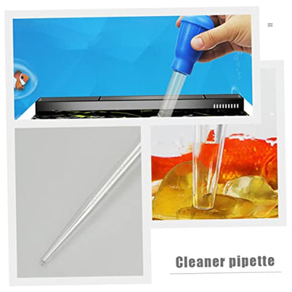 Abaodam 3pcs Fish Tank Cleaning Dropper Easy to Use Aquarium Water Changer and Feces Siphon for Efficient Tank Maintenance for Shrimp and Coral Feeding