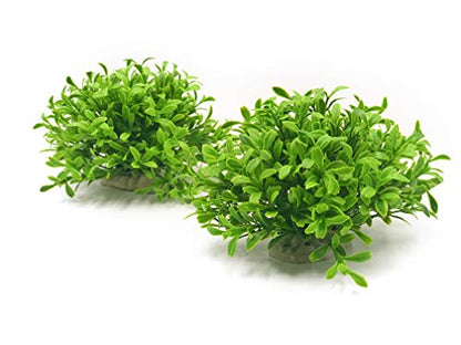Aquarium Decorations Fish Tank Artificial Green Water Plants Made of Soft Plastic, Safe for All Fish & Pets (Style-3)