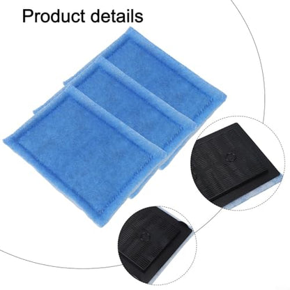 3PCS Aquarium Filter Cartridge Fit For AQUA-Tech 10-20 Power Filters, Activated Carbon + Sponge, Fish Tank Water Purifier, Aquarium Filter Pad