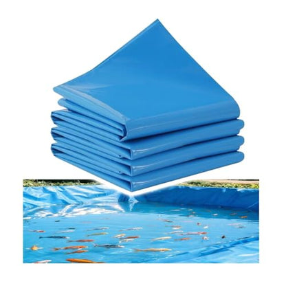 Durable 0.3mm PVC Pond Liner for Fish & Plants - 1.5x25m (4.9x82') Preformed Underlayment for Koi Ponds, Outdoor Streams, Garden Fountains & Waterfalls - size: 1.5x25m/4.9x82'