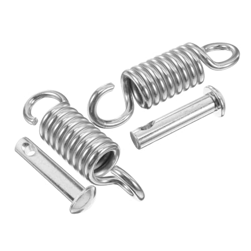 Swing Hanger Set with Pin, 2 Sets Spring Steel Silver