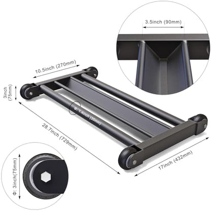 Glute Ham Glider, Hamstring Roller with V Bar - color: Large: 28.7 inches x 17 inches