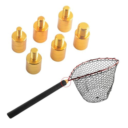 Landing Net Connector, Fishing Dip Rod Head Converter Replacements for - color: 10 becomes 8