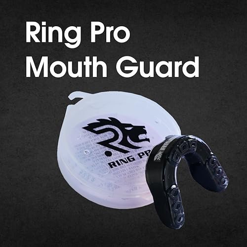 Mouth Guard for Boxing, MMA, Football, Basketball, Hockey, and All Contact Sports, Custom Fit for Adults and Youth, Teeth and Gum Protection - color: Black