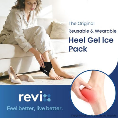 REVIX Heel Ice Pack Wrap for Plantar Fasciitis & Achilles Tendonitis, Gel - style: 1 Pack