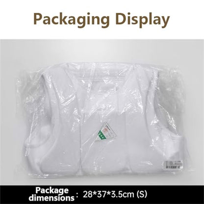 Karate Sparring Vest Taekwondo Chest Protector Black White - color: White, size: X-Small