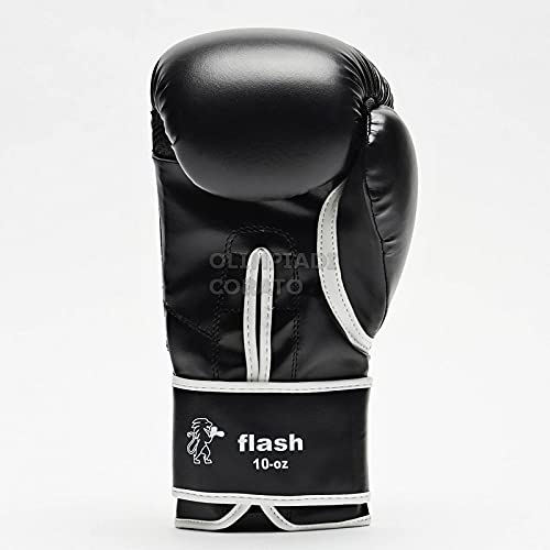 LEONE 1947, Flash Boxing Gloves - color: black, size: 10ozM