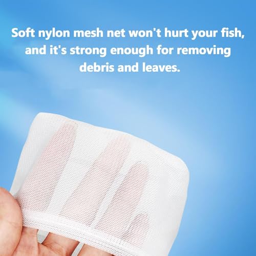 Aquarium Fish Tank Net - Fish Catching Net, Expandable Goldfishh Net | Fish Aquariums Nets with Adjustable Long Handle, Small Aquarium Net, Pond Shrimp Aquarium Net for Fiish Small Pond and Pool - size: small-round