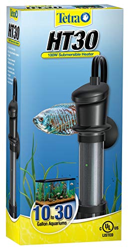 Tetra 26446 HT Submersible Aquarium Heater With Electronic Thermostat, 100-Watt, Multicolor, 10-30 Gallon - size: 10-30 Gallon