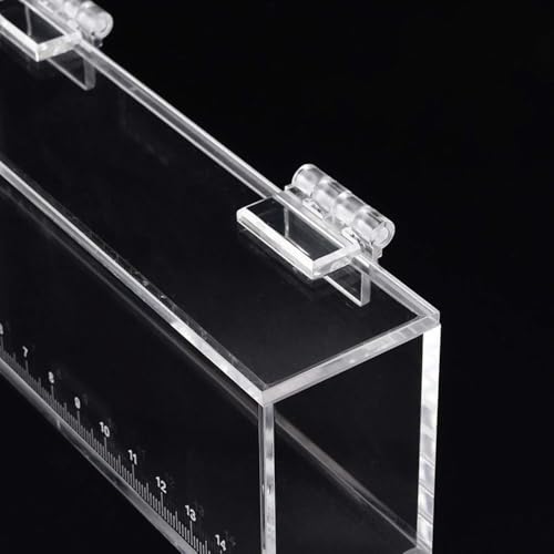 Fish Viewing Box Acrylic Outdoor Indoor Micro Landscape Fish Tanks Fishing Photo Tank Fish Breeding Tanks Photo Box with Scale(S) - size: S