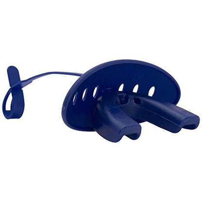 ADAMS USA 3-In-1 Lip Protector Varisty Mouth Guard with Strap - color: Royal Blue