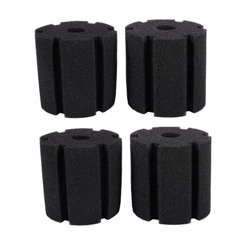 Sponge Media for Aquarium Filter 4 Pack, 380 Aquarium Replacement Foam Pads, Filter Inserts for Freshwater and Saltwater Displays Sponge Replacement