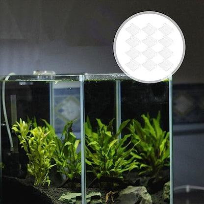 OSALADI 16pcs Acrylic Aquarium Lid Support Clips for Fish Tank Cover and Easy to Install Aquarium Accessories for Covers