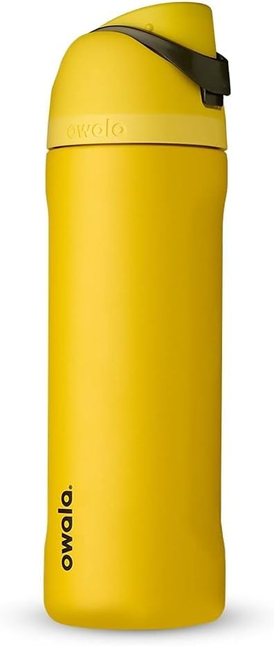 Owala Harry Potter FreeSip Stainless Steel Water Bottle 24 oz Hufflepuff - color: Hufflepuff, size: 24 Ounces