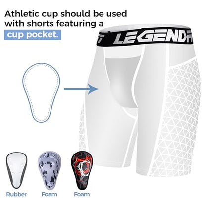Soft Athletic Cup Youth Sports Protector Support for Baseball - size: Youth 8-12