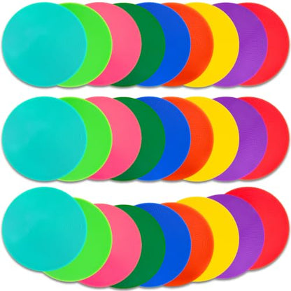 Spot Markers 9 Inch Floor dots Non-Slip Agility Markers 9 Colors