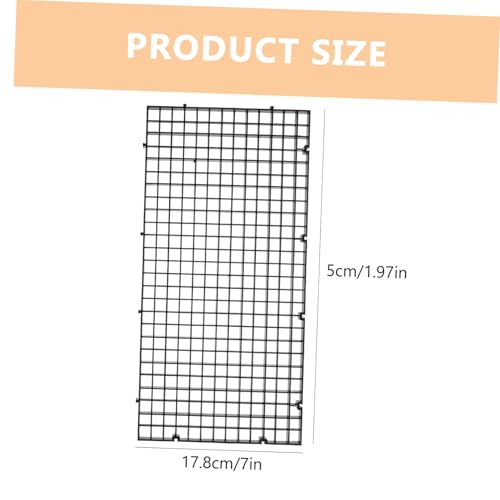POPETPOP 6pcs Aquarium Filtration Plates Plastic Fish Tank Mesh Isolation Net for Filtration and Divider Use
