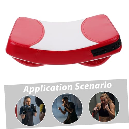 Curved Kick Pad for Boxing and Muay Thai Training, PU Sponge