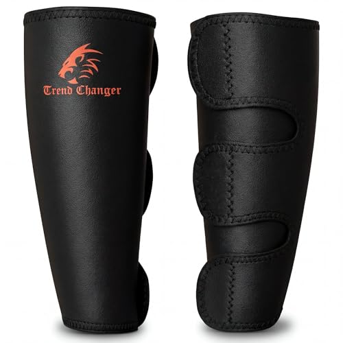 Deadlift Shin Guards & Calf Support Brace, 5mm CrossFit 2 Pack - Men, Women - size: 5MM (Thick)