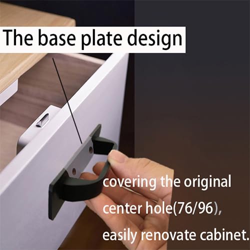 12 Pack 4 1/4 Inch 108 mm Self-Adhesive Flat Black Cabinet Handles Aluminum Cabinet Pulls Drawer Pulls - color: FlatBlack 3M, size: 4 1/4 Inch