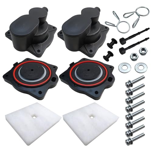 HP60/80 Air Pump Rebuild Complete Kit Fit for Aqua-Safe AS500, for Aqua-Aire AA500, with White Switch